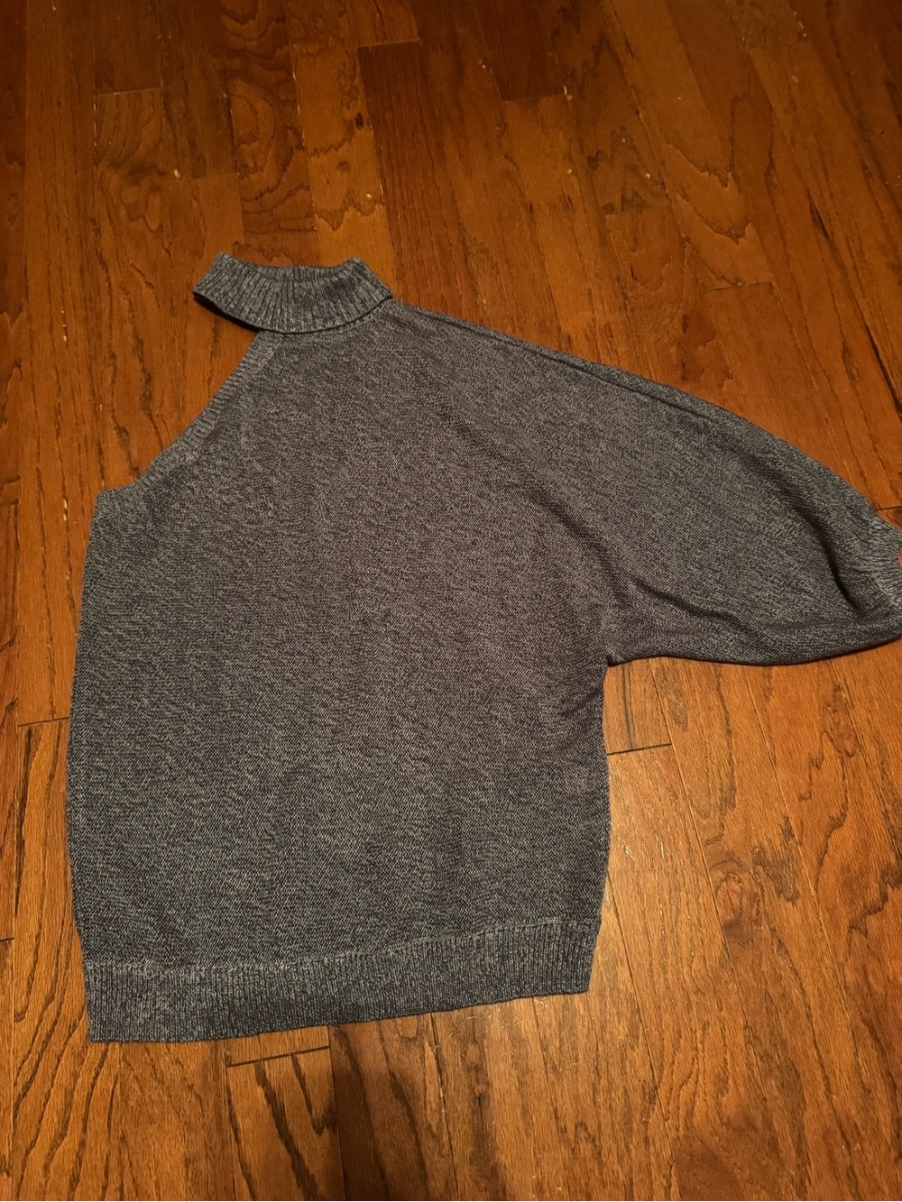 New York & Company Soho Jeans Ribbed Knit Sweater - Charcoal Gray